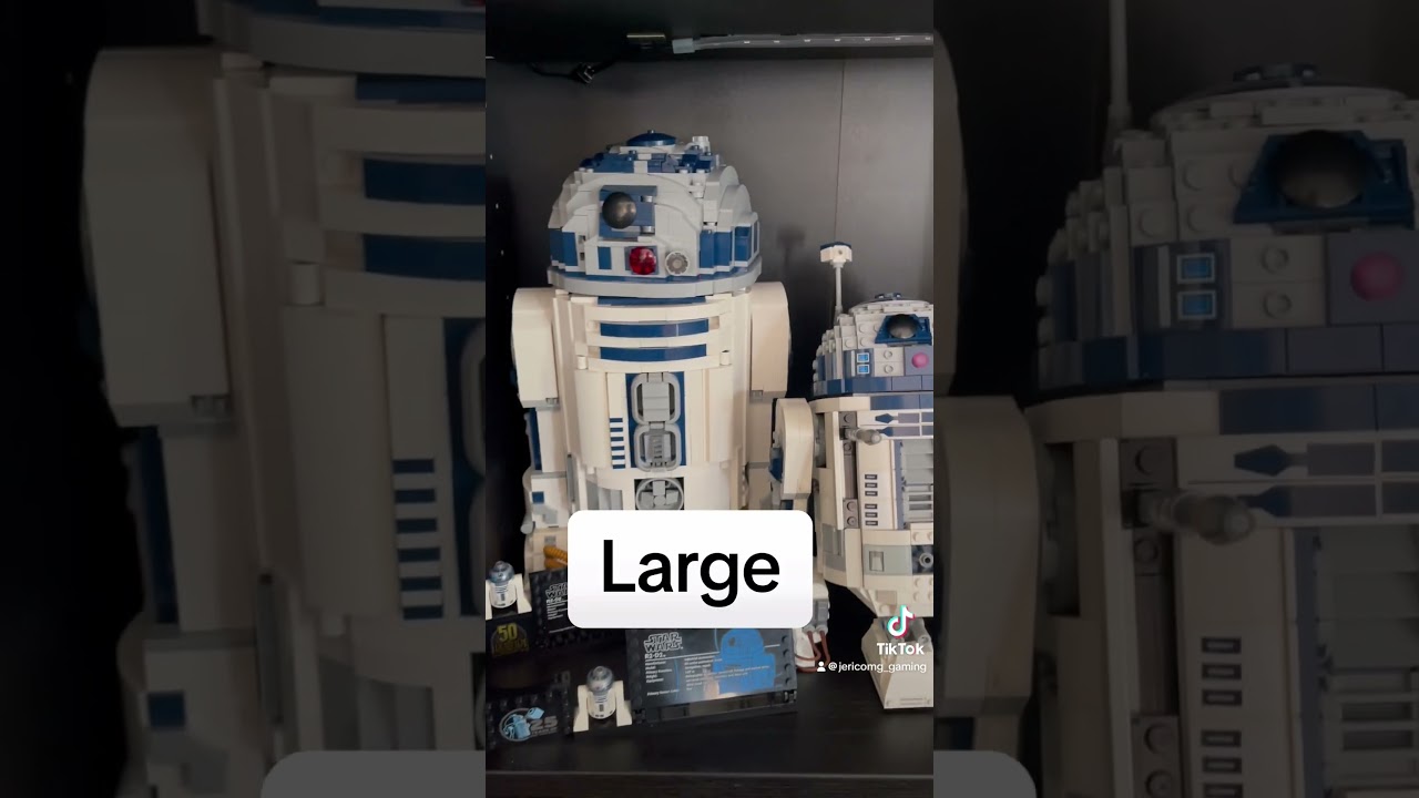 Lego R2D2 sizes 