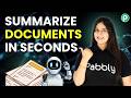 Build an AI Agent to Summarize Large Documents into Google Sheets