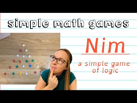NIM LOGIC GAME | Logic game with a pop it | Simple math game you can play at home