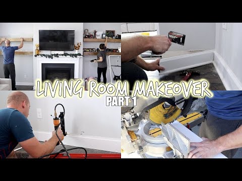 DIY PROJECT | LIVING ROOM MAKEOVER | TRANSFORMATION PART 1