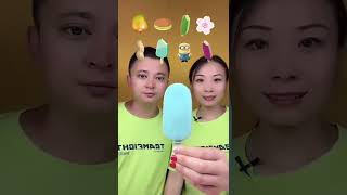 Eating Delicious Ice Cream Pops Couple Edition 