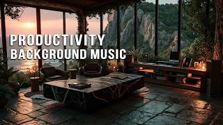 Productivity background music | Deep focus coding music for software engineers at sunset