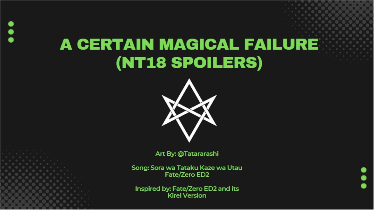 Magical fail incident. Magic failed