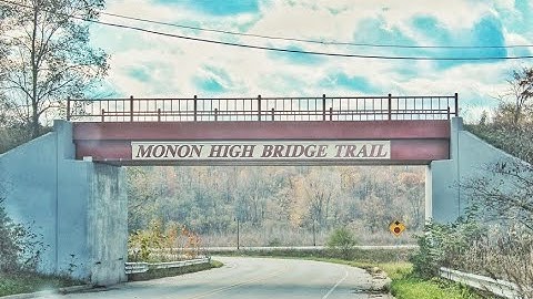 Photos of the Monon High Bridge Trail. Delphi, Indiana - November 2019