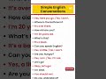 Simple English Conversations Practice
