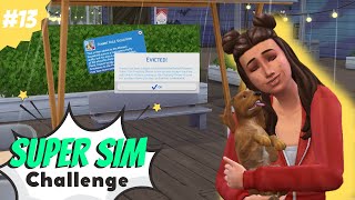EVICTED! Franny is Homeless?! 🐕 | Sims 4 Super Sim Challenge (part 13)