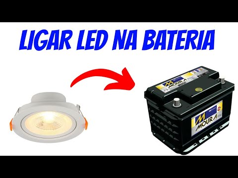 Vídeo: Por quanto tempo a bateria de um carro funcionará com LEDs?