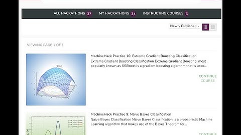 Practice Machine Learning with MachineHack
