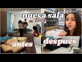 TENEMOS NUEVA SALA 🥳 metas en pareja/ vlog familiar 🏠