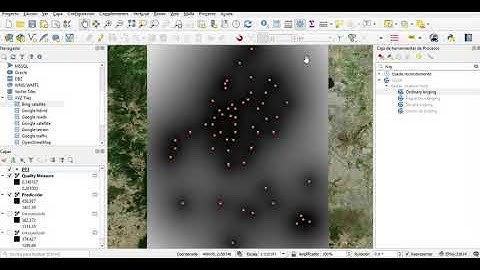 Interpolación de precipitación por el método de Kriging en QGIS
