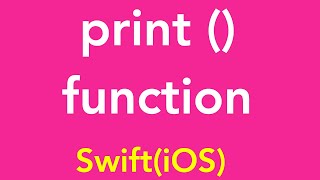 Celebrity 15-print() function using in Swift Language | iOS | Swift | iPhone | iPad | MacOSX | iOS Apps Dev Profile