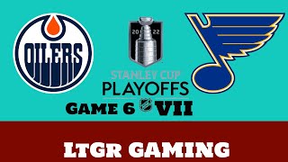 Stanley Cup VII Conference Semifinal Game 6: Oilers vs Blues