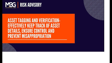 Asset Tagging | Asset Verification | Fixed Asset Tagging | MBG