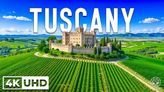 TUSCANY, ITALY 4K - Discovering The Heart of The Renaissance & Breathtaking Vineyards - Pinao Music
