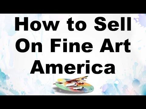 cara menjual Anda seni lukisan halus amerika tutorial faa