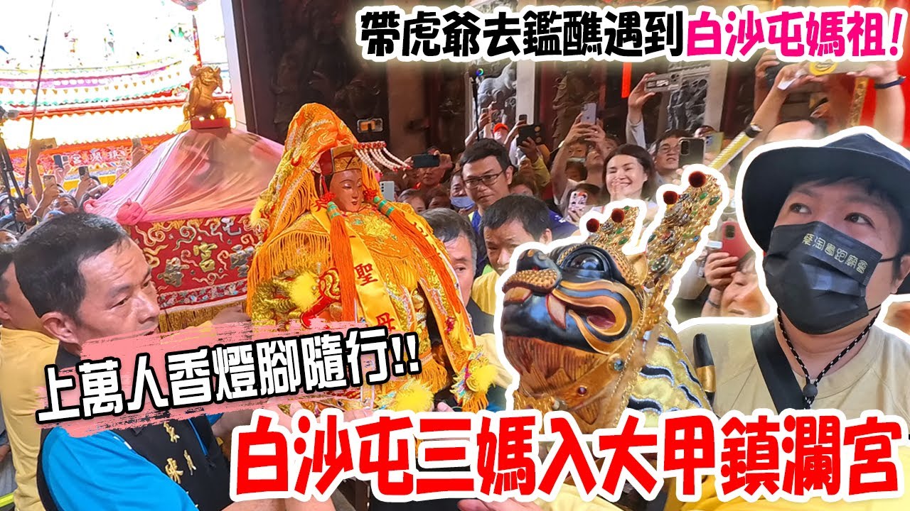 【不太專業Vlog】EP116 (這集抽獎送廣澤尊王)連送神入醮都能像再一次北港進香!?上萬香燈腳隨行!白沙屯媽祖入大甲鎮瀾宮鑑醮的珍貴一刻!!  #大甲媽 #白沙屯媽 #金虎爺