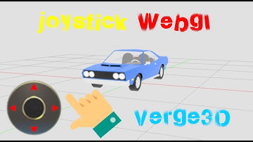 Virtual joystick verge3d blend3dweb