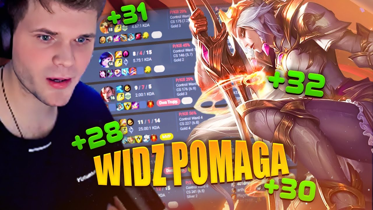 GUCIO I LEAGUE OF LEGENDS I WIDZ POMAGA! I NAJLEPSZE MOMENTY STRIMA #640