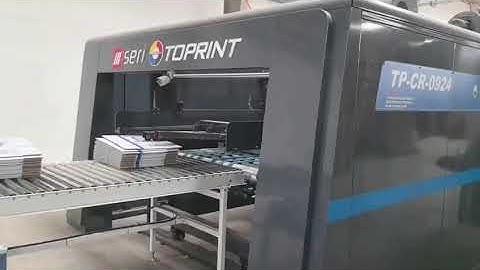 TP-CR-924-4SDF 4 color Flexo Printer +Inline Folder Gluer+Strapping Machine In Jordan