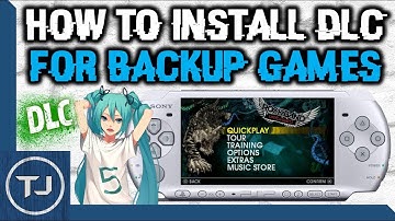 PSP How To Install DLC For Backup Games!