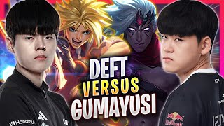 T1 GUMAYUSI vs KT DEFT! - T1 Gumayusi Plays Varus ADC vs KT Deft Ezreal! | Season 2024