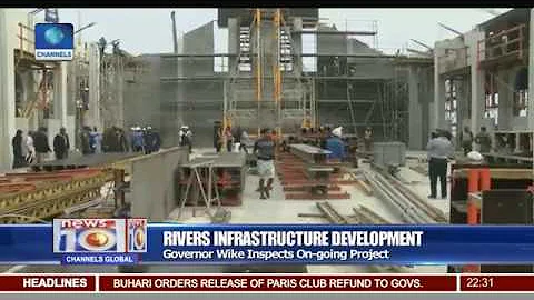 Gov. Wike Inspects On Going Projects In Rivers State