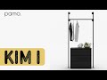 How to build up kim i industrial design clothes rack by pamo