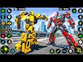 Flying Jet Car Transformation Robot Game Mega Transform War in The Megatron City - Android Gameplay