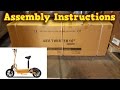 Electric Scooter 1000W 48V - Unboxing - Full Assembly - Instructions Twister from Nitro Motors
