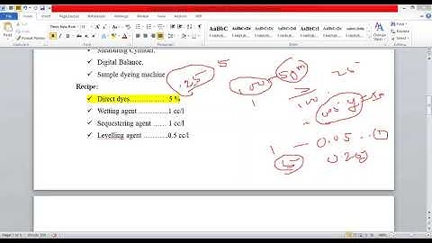 WPT I Lab Experiment 04 Dyeing of cotton fabric with direct dyes