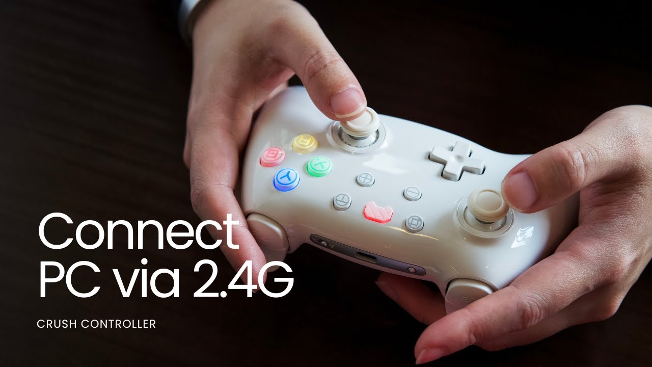 Connect PC via 2.4G - Crush Controller