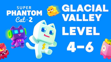 Super Phantom Cat 2 - Level 4-6 - Secrets, Stars, Chests