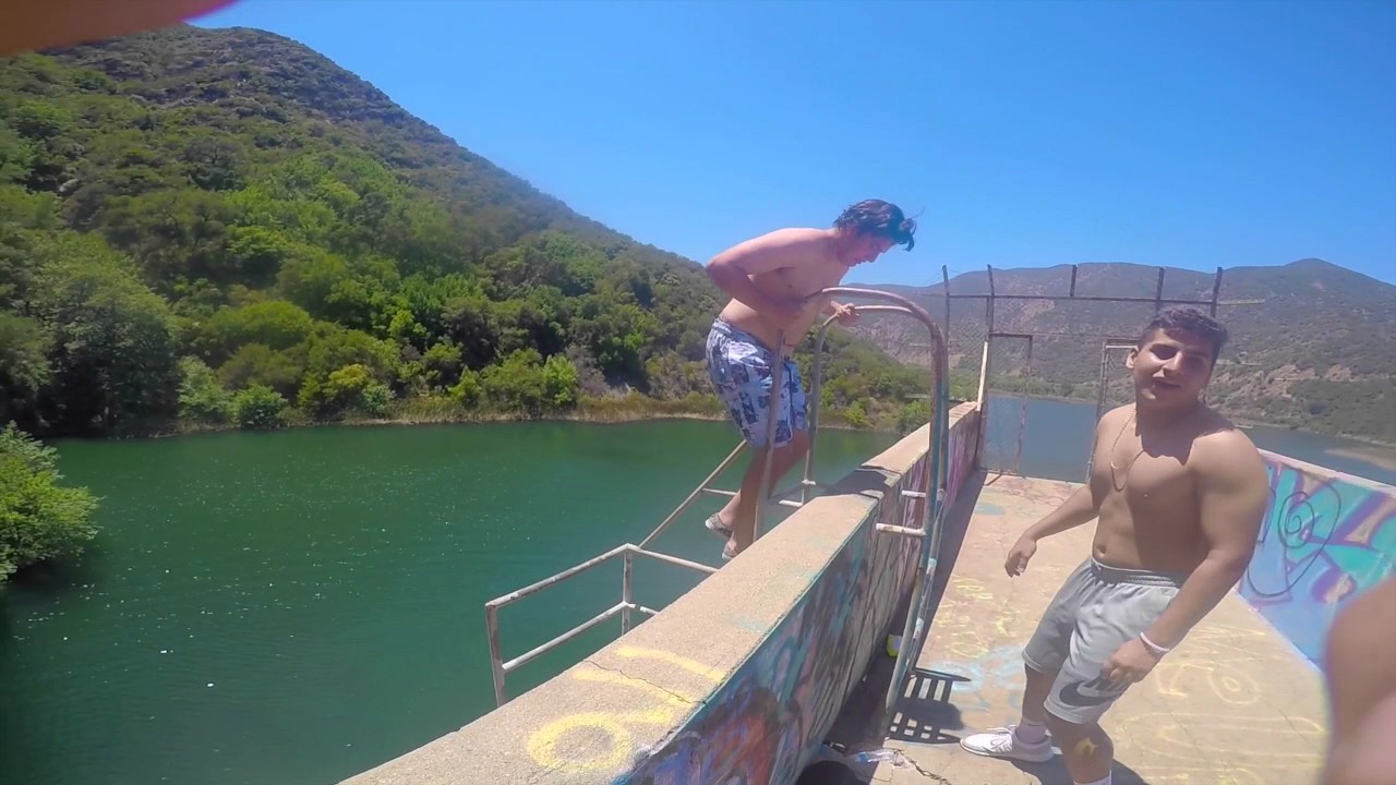 INSANE Ojai Dam jump