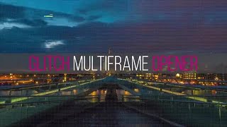 Multiframe Glitch Opener Premiere Pro Templates