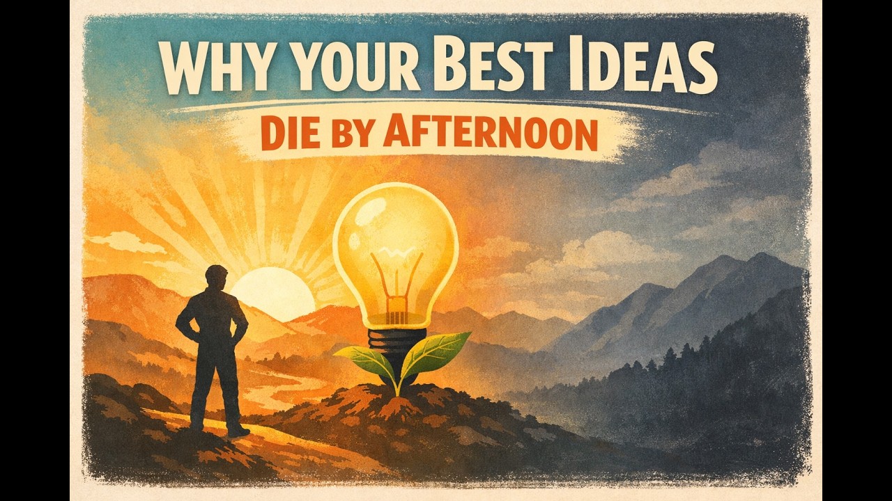 Why Your Best Ideas Die by Afternoon