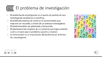 ¿Qué es la realidad problemática o contexto de investigación?