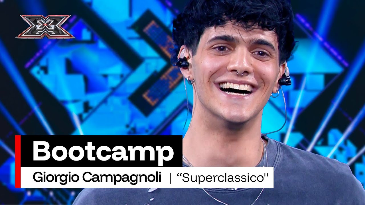 Giorgio Campagnoli canta “Superclassico” di Ernia | X Factor 2025 Bootcamp 2