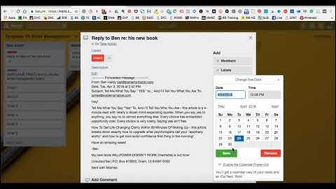 How to use your Trello email management board