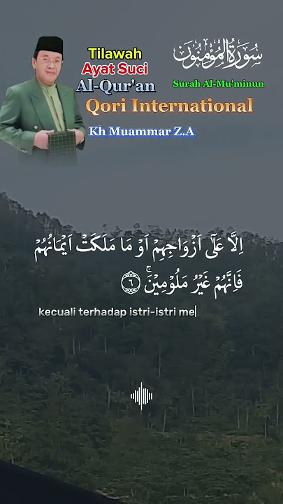 Tilawah merdu Qori (Kh Muamnar Z.A) QS. Ibrahim #tilawahalquran #qorinasionaldaninternasional