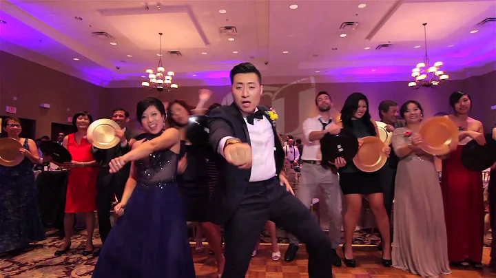 EPIC WEDDING MUSIC VIDEO WITH 250 GUESTS IN ONE TA...