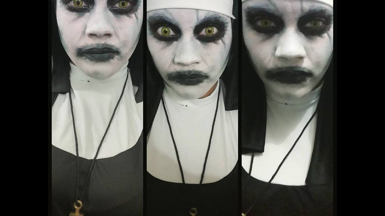 The Conjouring II- Valak Makeup Tutorial - YouTube