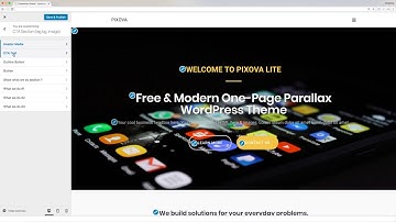 How to Set Up Your Website Frontpage with Pixova Lite theme