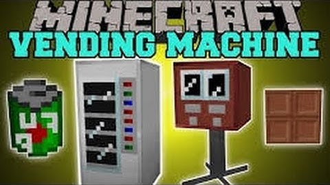 Minecraft Mod Showcase: Vending Machine
