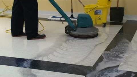 Floor Stripping Part 6- Stripping with a Floor Machine