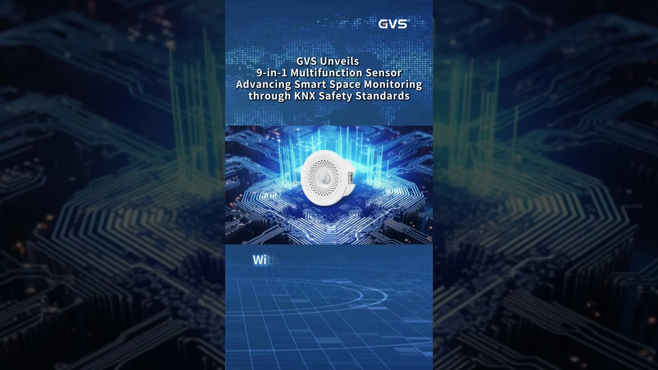 KNX Multifuction Sensor wtih Secure,  9 in 1