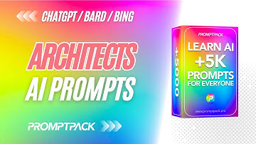 AI Prompts for Architects by PromptPack | #AI #ChatGPT #Bard #Bing