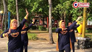 Lomba Senam Covid DWP Unit Dispora Kota Makassar