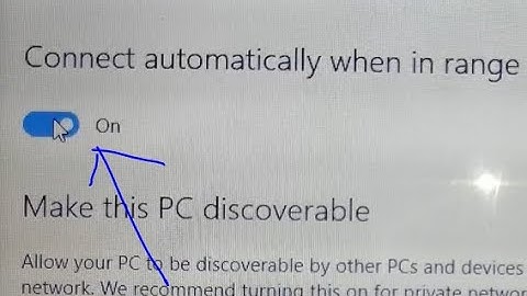 how to turn on wifi connect automatically when in range in windows 10