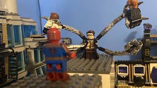 Spider-Man 2 Train Fight Scene In Lego PART TWO