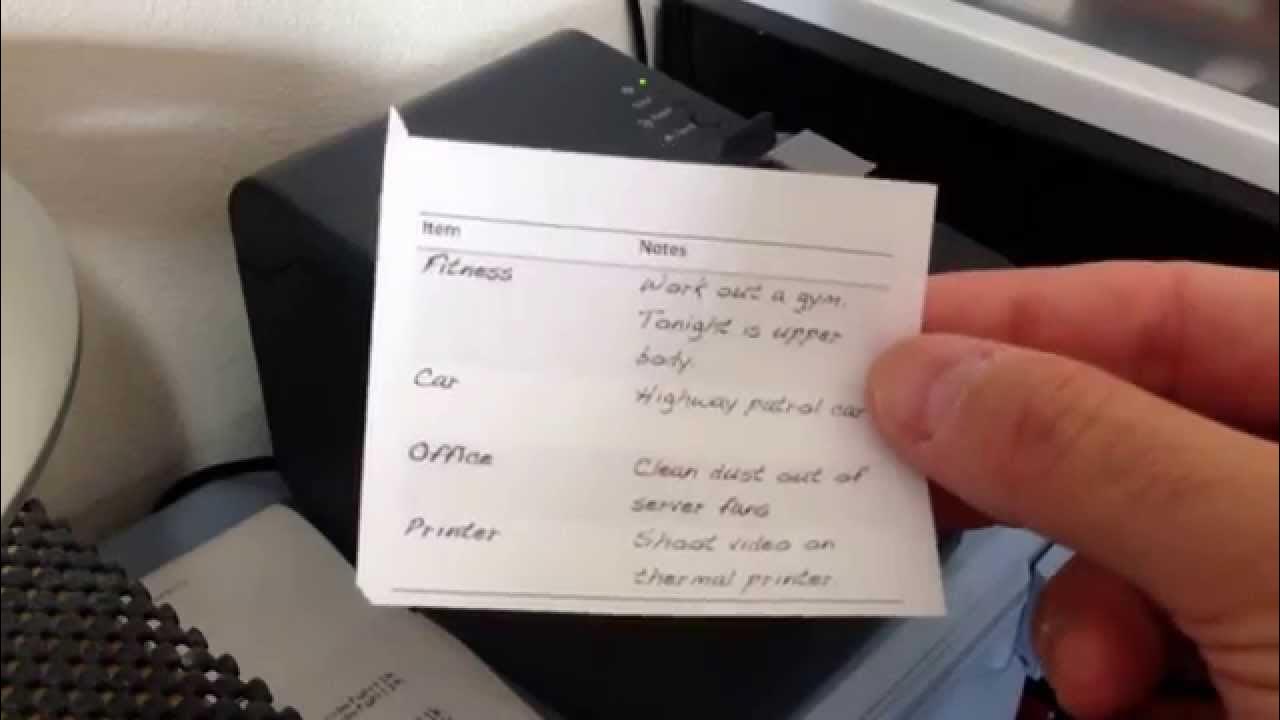 Epson Thermal Printer Review and Demonstration - YouTube